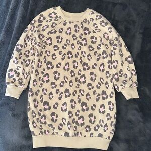 Greyson mini toddler m leopard sweater dress